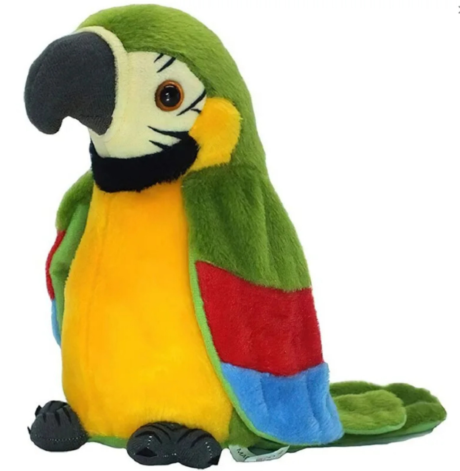 Мягкая интерактивная игрушка Повторюшка-попугай 198443