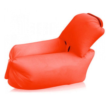 Надувной диван матрас мешок Ламзак с подушкой Красный 193608