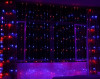 Новогодняя гирлянда на окно | Гирлянда-штора Xmas гирлянда LED Водопад 3м*3м 480-M Мультицветная 196069