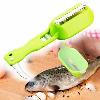 Рыбочистка нож для чистки рыбы Killing-fish Knife Зеленая 193540