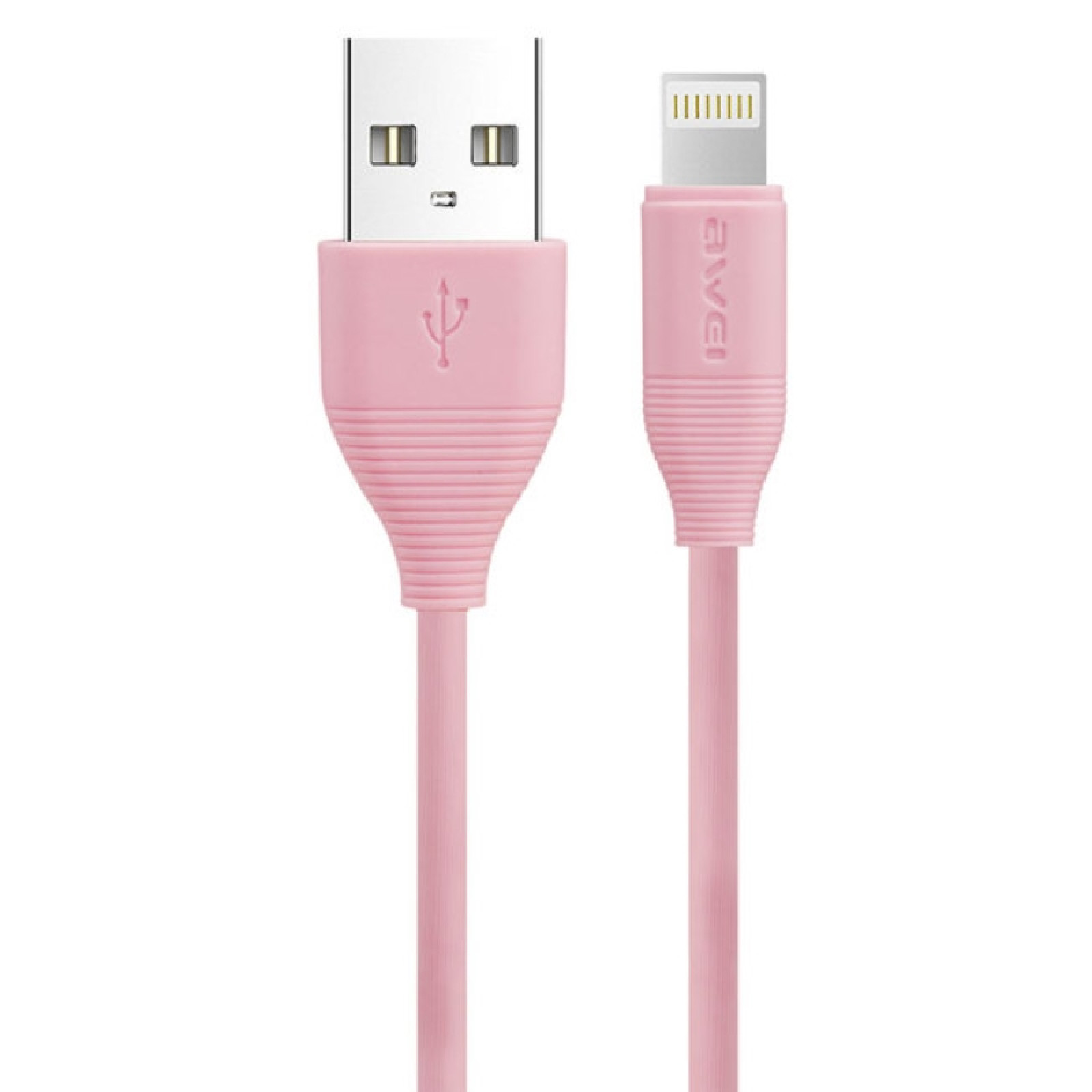 USB кабель Lightning Awei CL-93 для iPhone Pink 149587