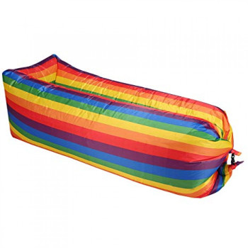 Надувной матрас Ламзак AIR sofa Rainbow Радуга 150100