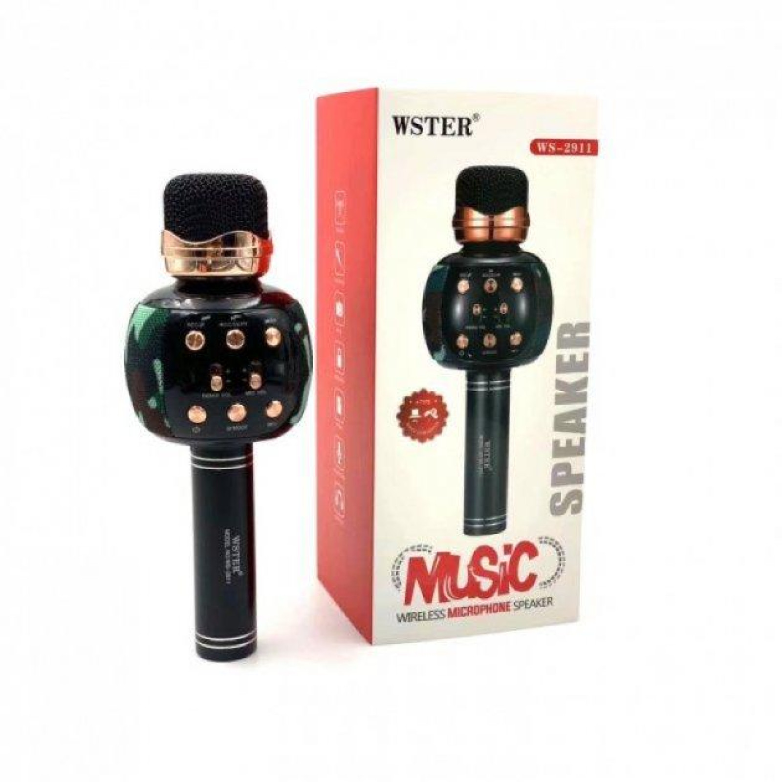 Микрофон караоке DM Karaoke WS 2911 Камуфляж 199357