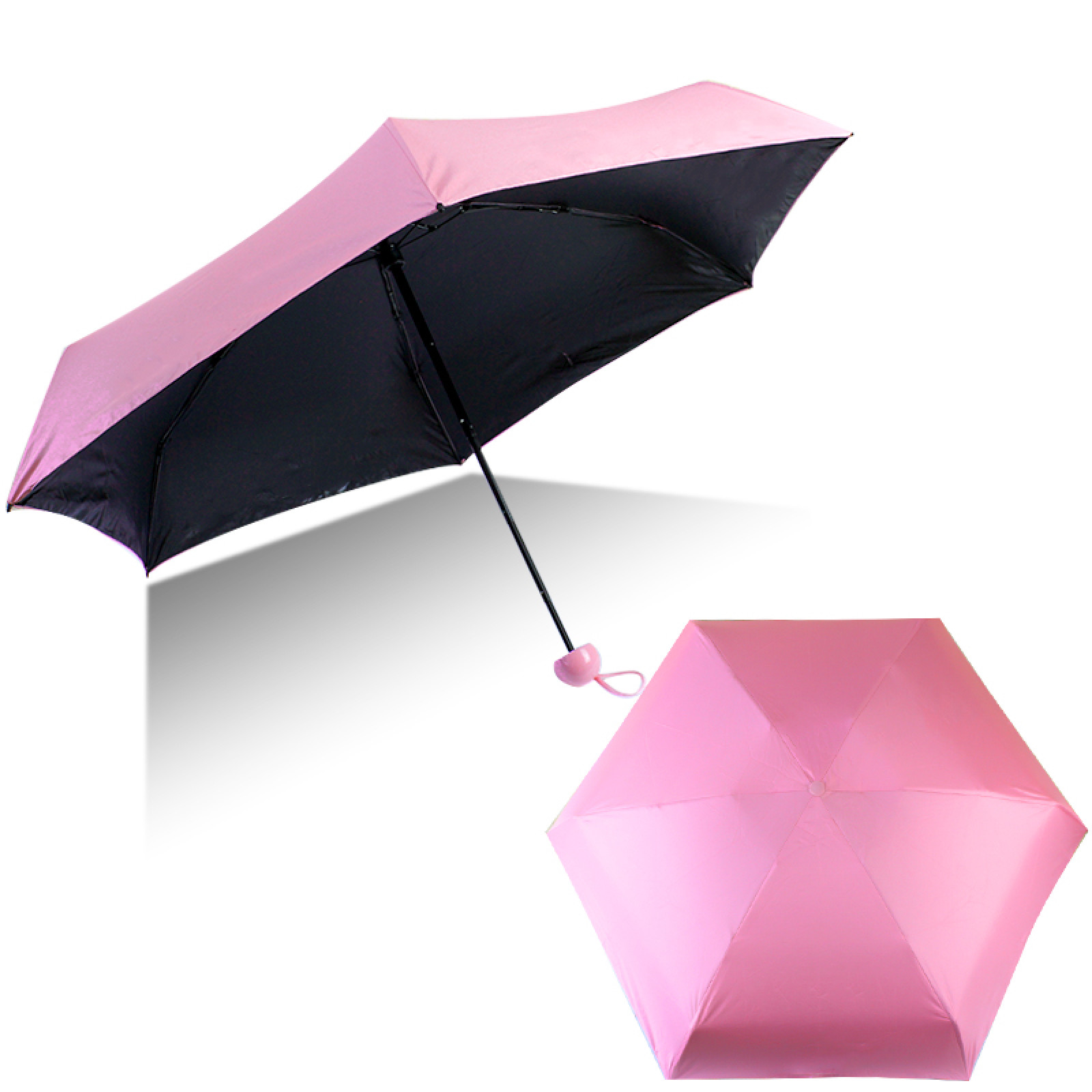 Зонт-капсула компактный Capsule Umbrella розовый 149506