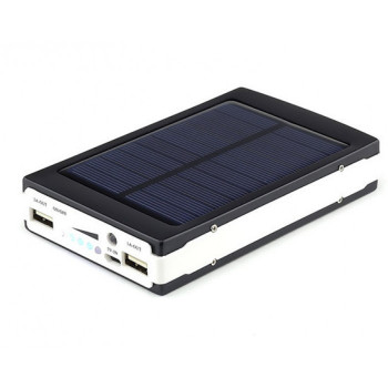 Внешняя портативная батарея Power Bank Solar PB 30000 NEW на солнечной батарее Черный 171666