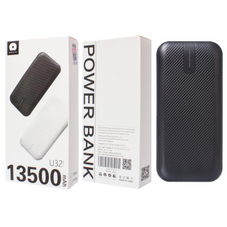 Портативное зарядное устройство павербанк Power bank WUW U32 13500mAh Черный 168714