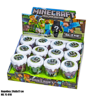Слайм Slime Minecraft разноцветные с мини - фигуркой 196950