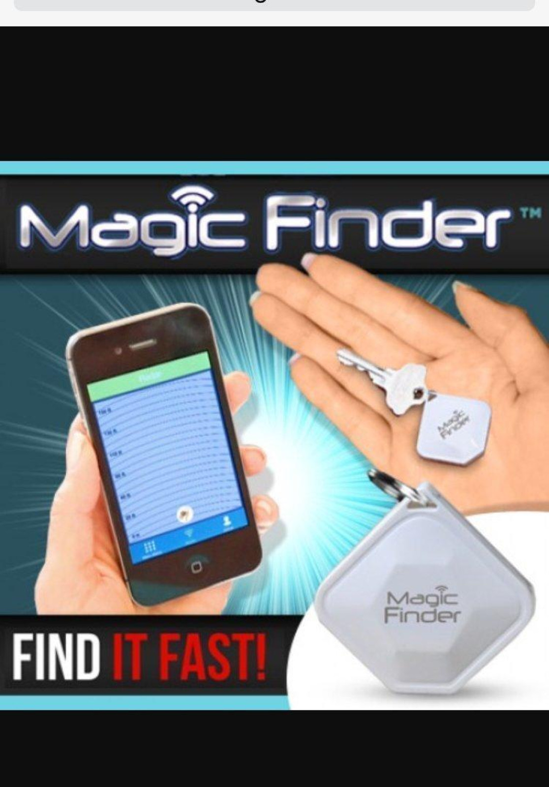 Брелок для поиска ключей Magic Finder 149685