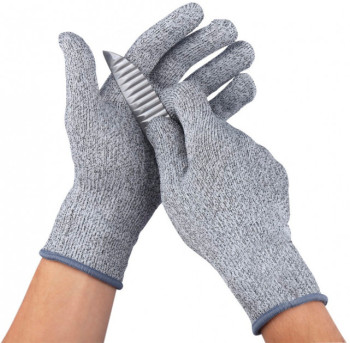 Перчатки от порезов Cut Resistant Gloves Серые 184713