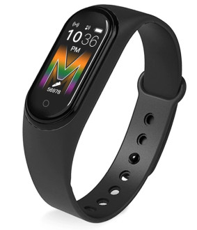 Фитнес браслет трекер часы, цветной экран M5 Fit Smart Bracelet black 181188