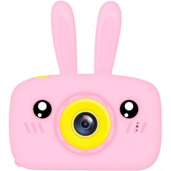 Детская фотокамера цифровой фотоаппарат Baby Photo Camera Rabbit с автофокусом Х-500 Розовый 183143